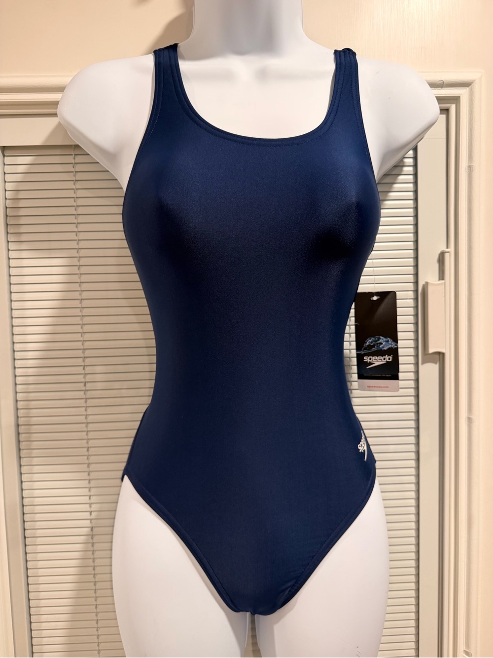 Speedo Women's Navy Performance One-Piece Swimsuit